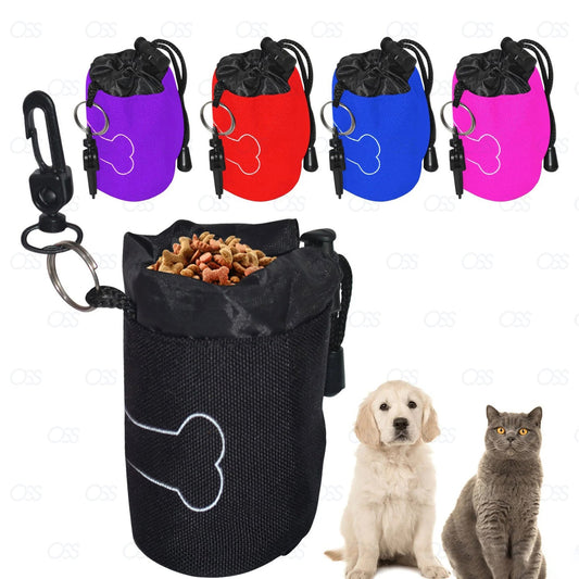 Puppy Pet Dog Obedience Training Treat Feed Bait Food Snack Pouch Belt Bags UK