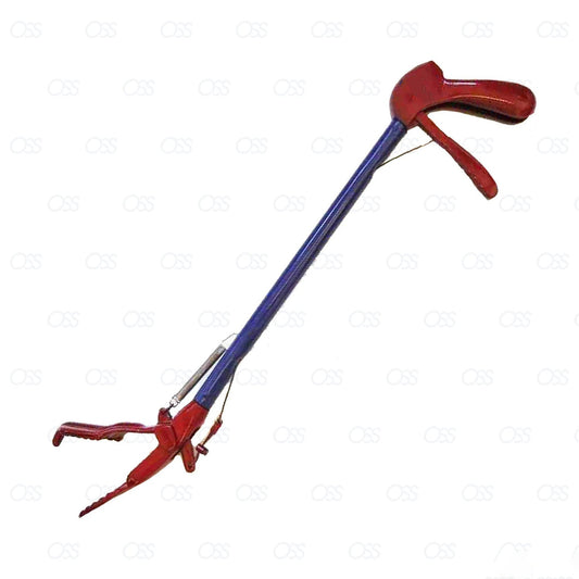 RED & BLUE SNAKE LIZARDS TONGS CATCHER REPTILE HANDLING TOOL 36"