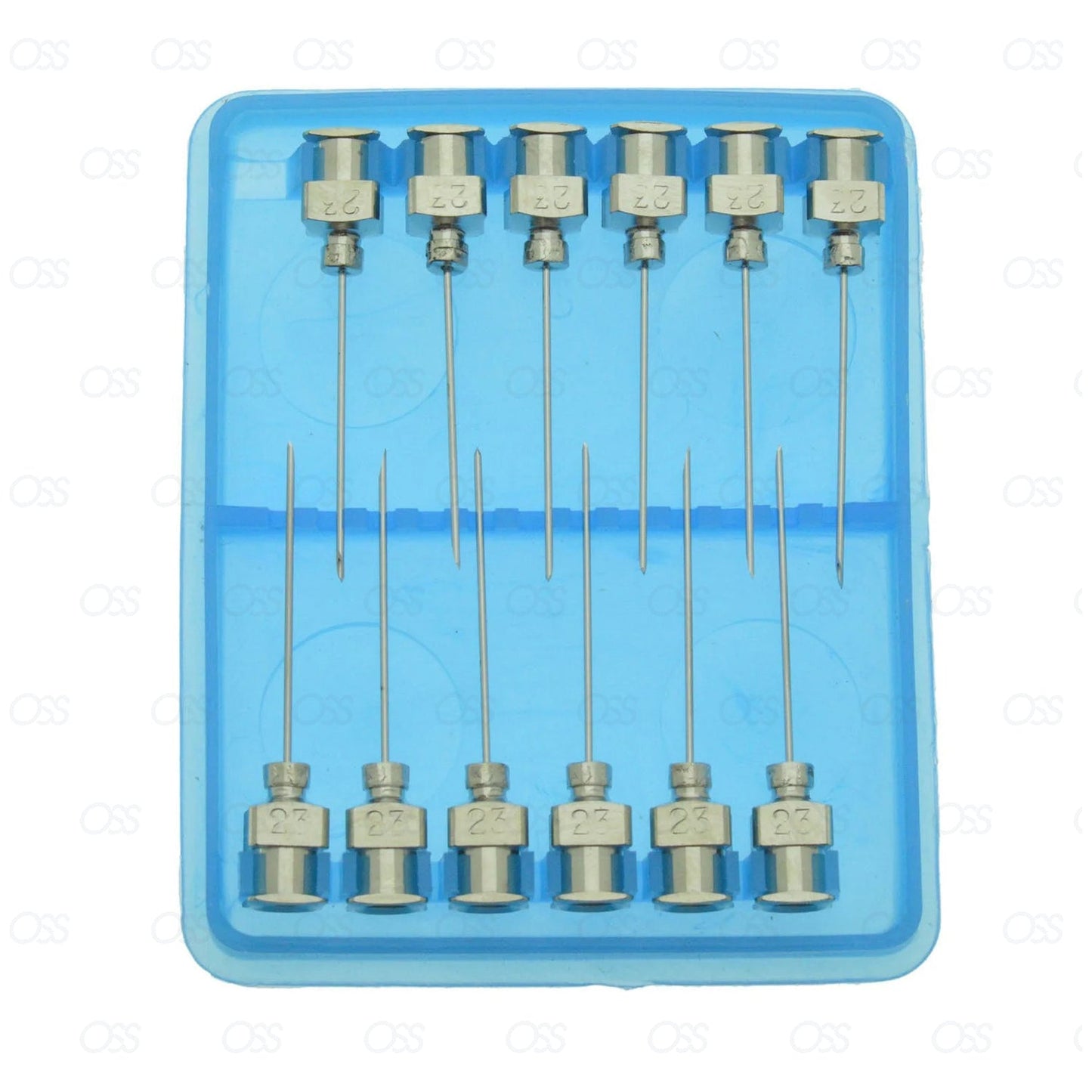 ROUX REVOLVER VET SYRINGE NEEDLES x 12 VETERINARY INSTRUMENTS