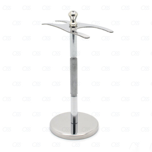 Removable Shaving Stand Razor Brush Holder Stainless Steel Weighted Base