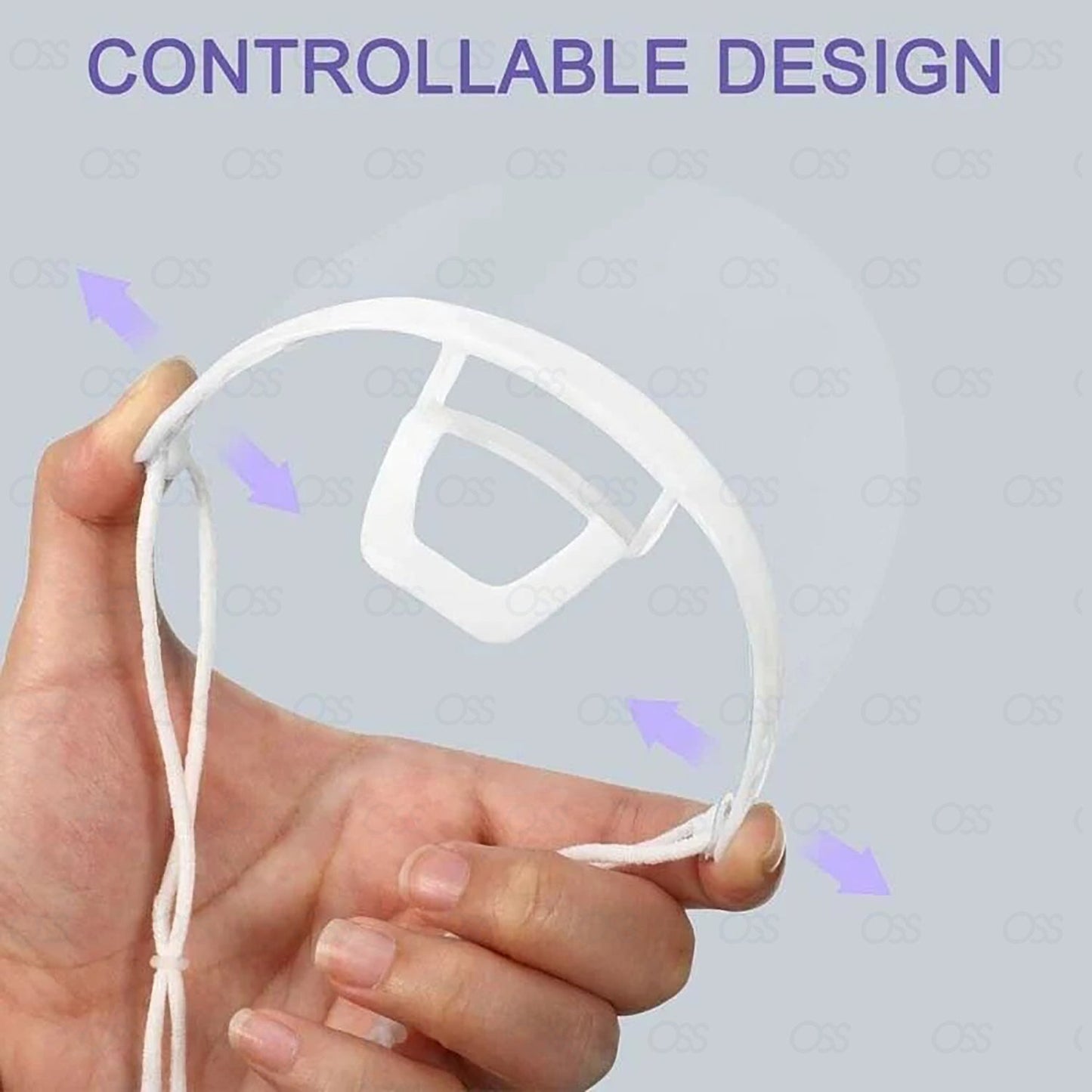 Reusable Clear Mask Plastic Half Face Cover  Anti-saliva Protective Face Shield