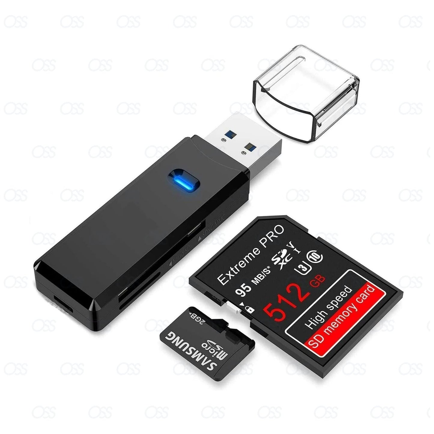 SD Card Reader USB 3.0 High Speed Memory SDHC SDXC MMC Micro SD Mobile T-FLASH