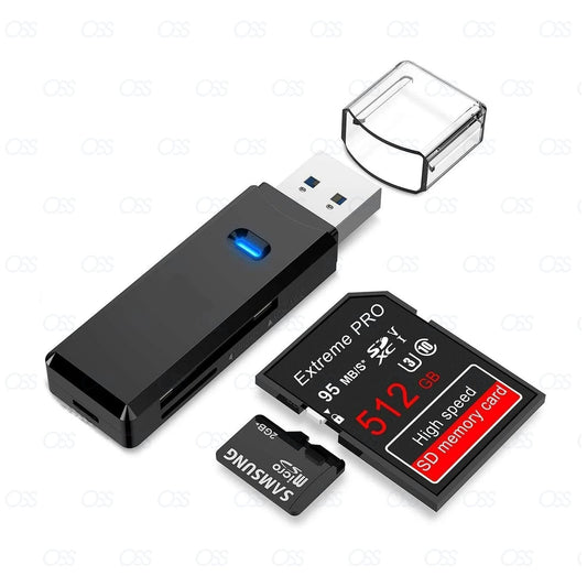 SD Card Reader USB 3.0 High Speed Memory SDHC SDXC MMC Micro SD Mobile T-FLASH