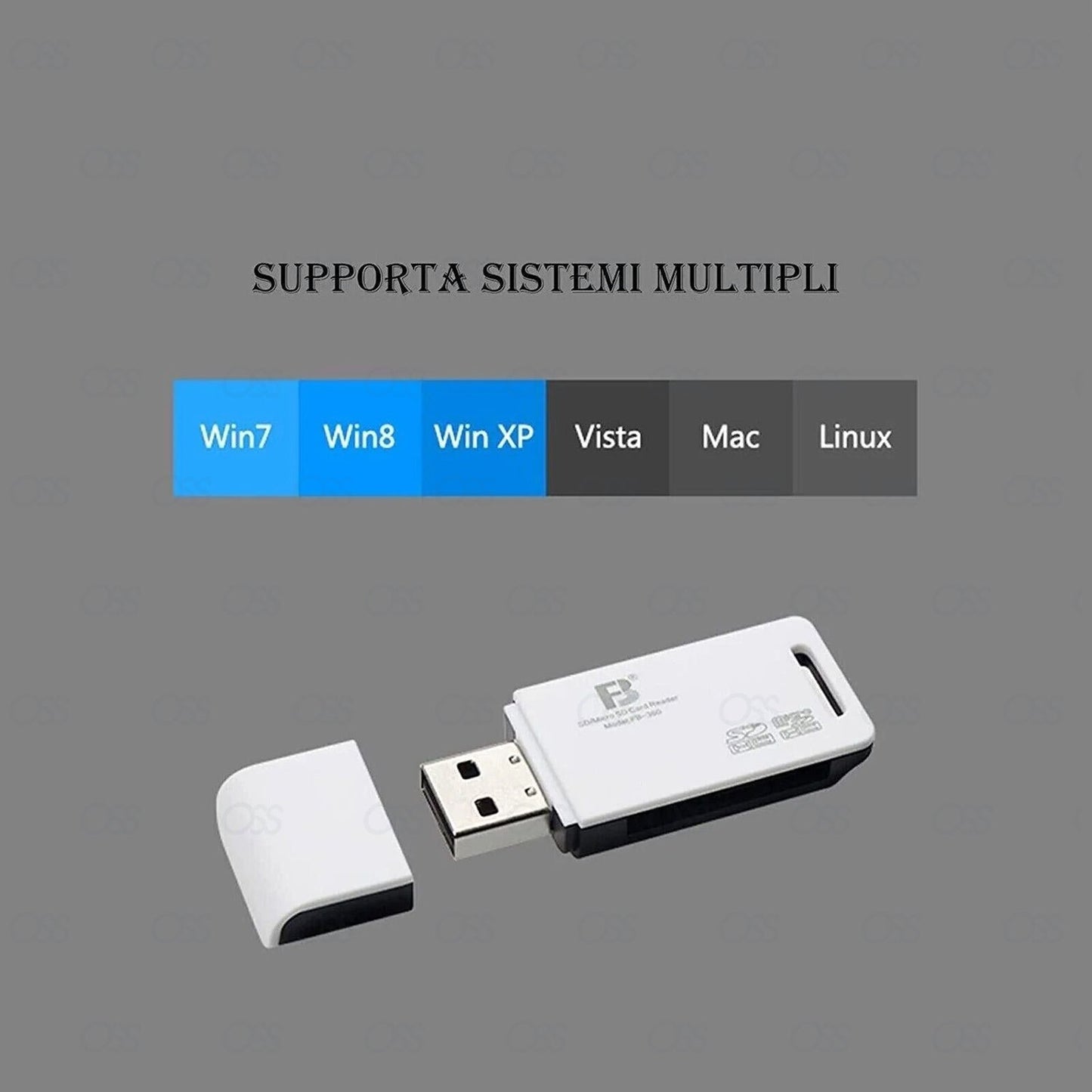 SD Memory Card Reader SDHC SDXC USB 2.0 Camera Adapter
