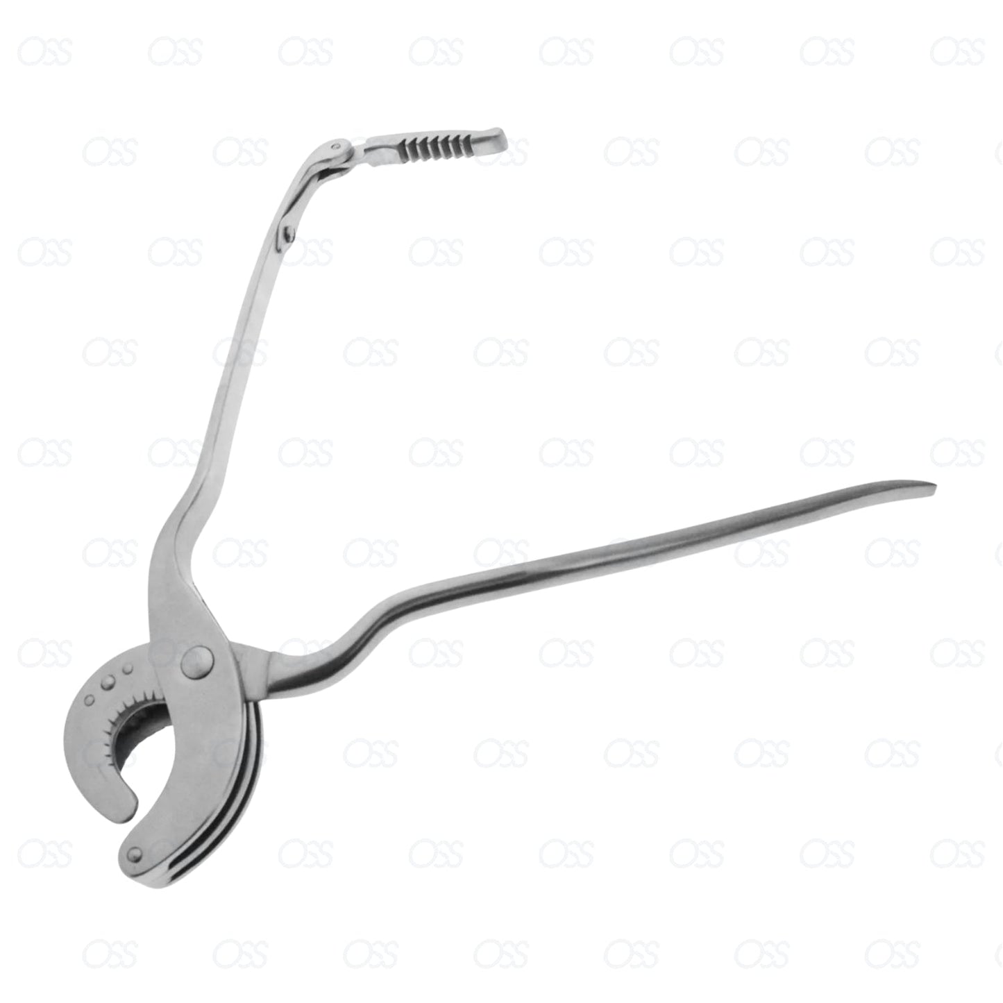 SERRA MODIFIED EMASCULATOR VET INSTRUMENT 37 CM WITH RATCHET