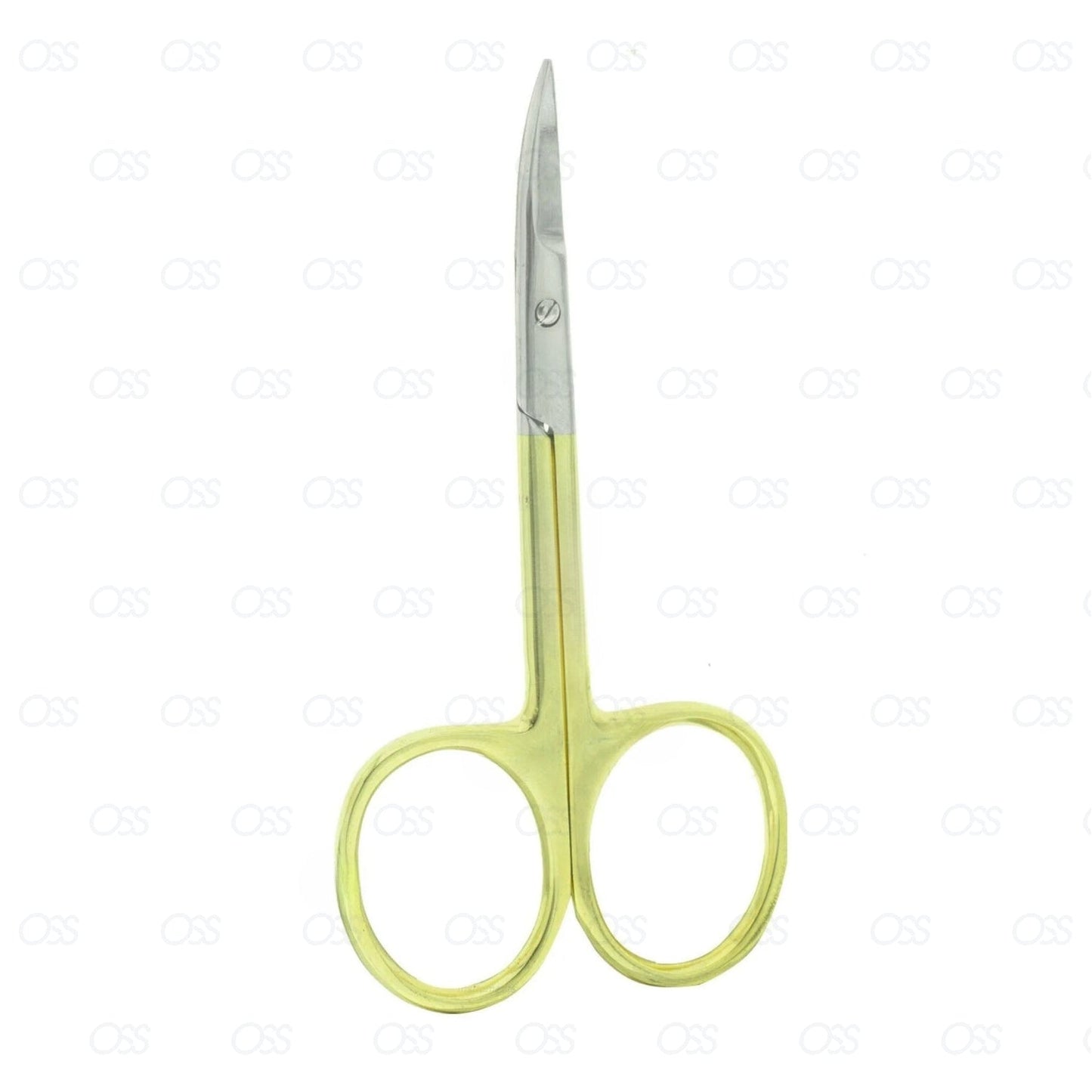 SUPER SHARP CURVED EDGE CUTICLE NAIL SCISSORS ARROW POINT GOLD MANICURE NEW