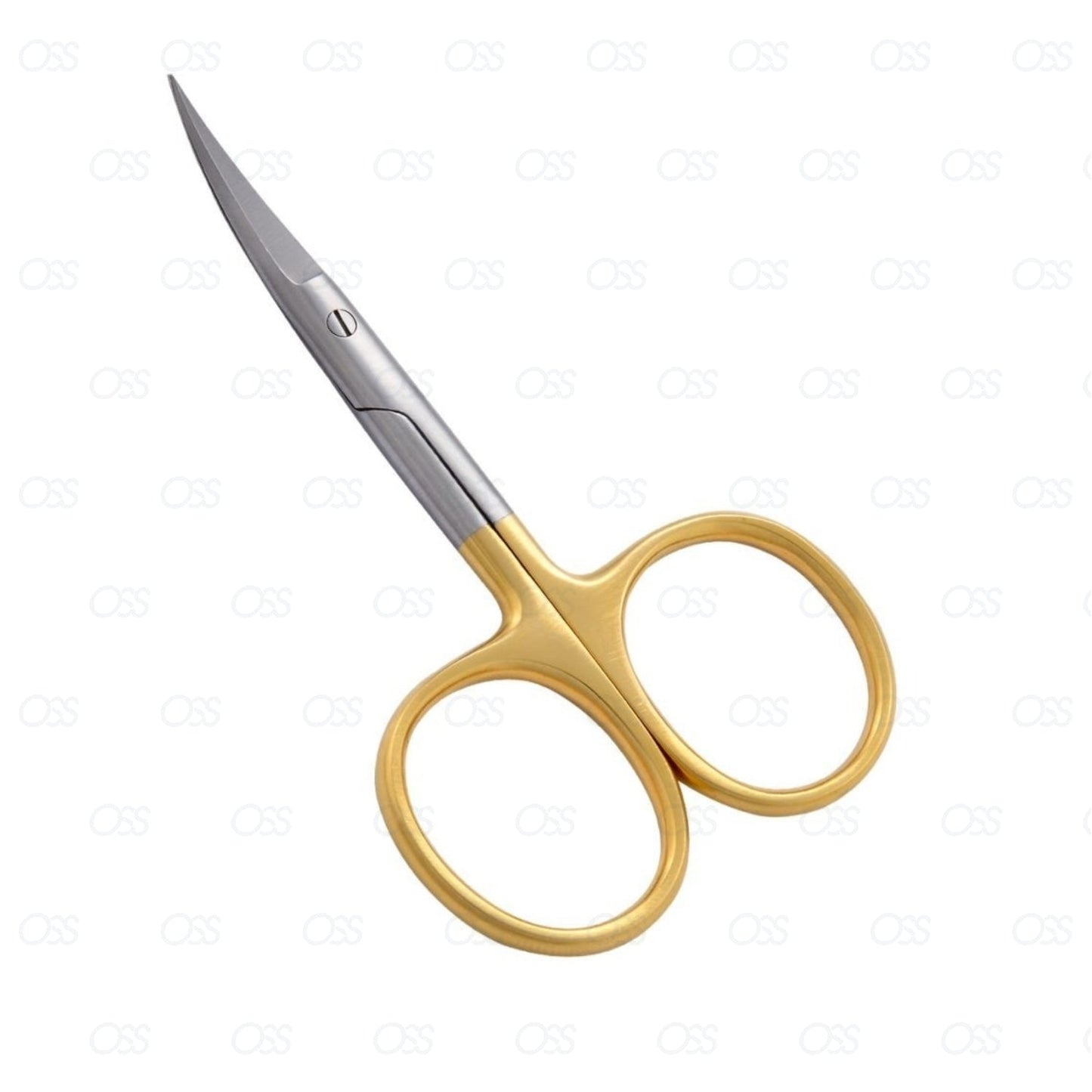 SUPER SHARP CURVED EDGE CUTICLE NAIL SCISSORS ARROW POINT GOLD SILVER STEEL