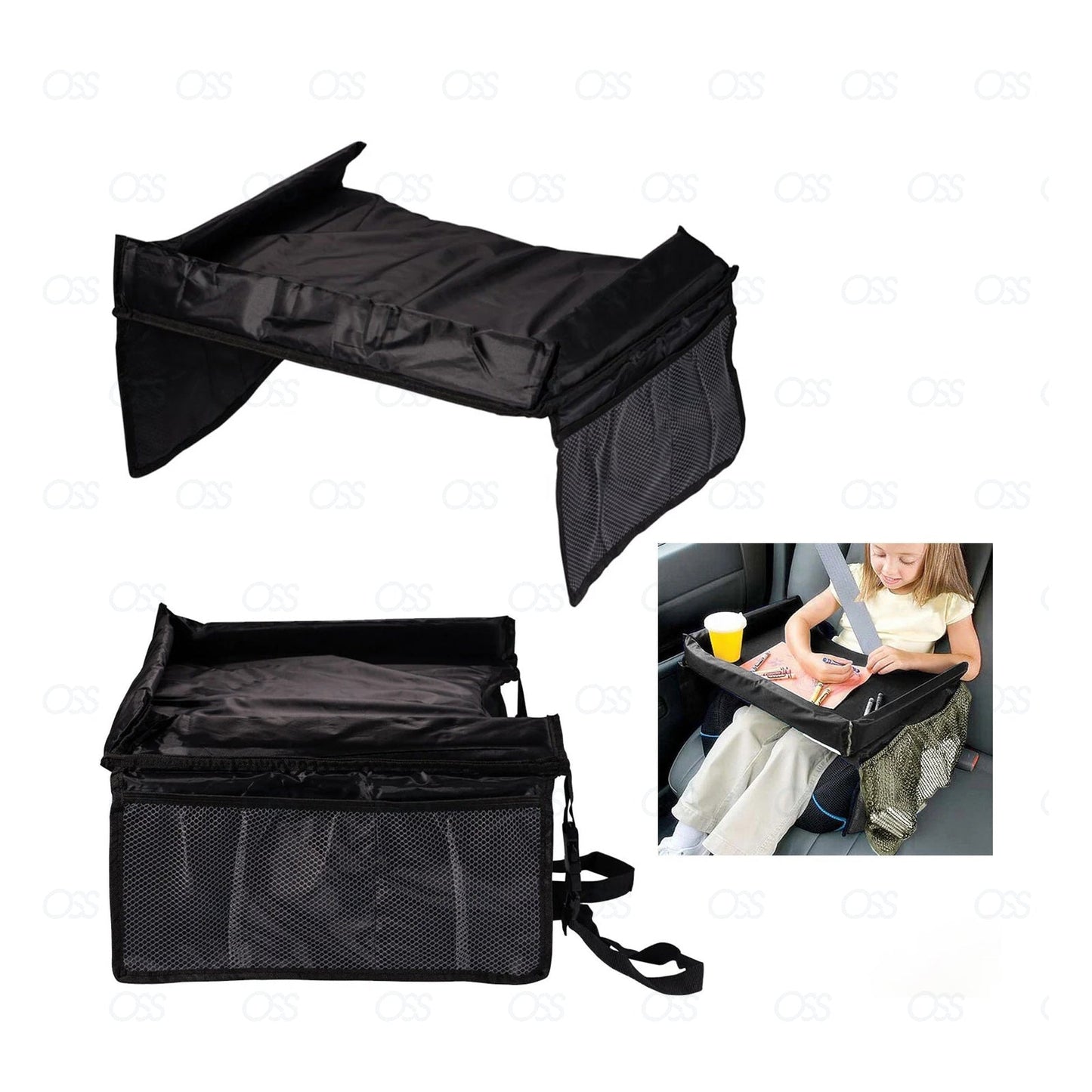 Safety Waterproof Snack Baby Car Seat Table Kids Play Travel Tray 3 Colours UK