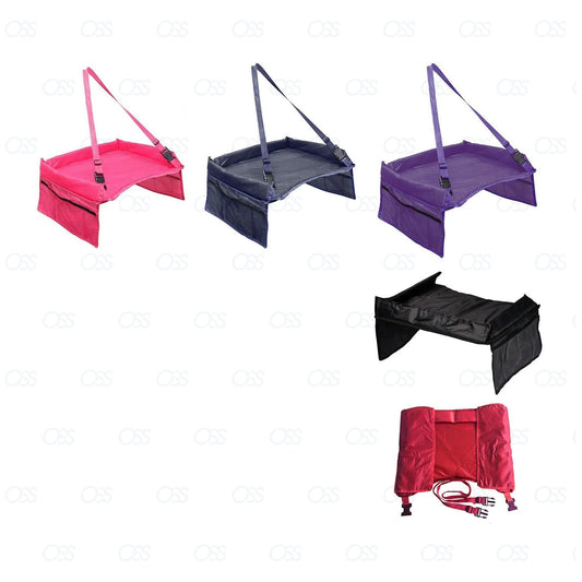 Safety Waterproof Snack Baby Car Seat Table Kids Play Travel Tray 3 Colours UK
