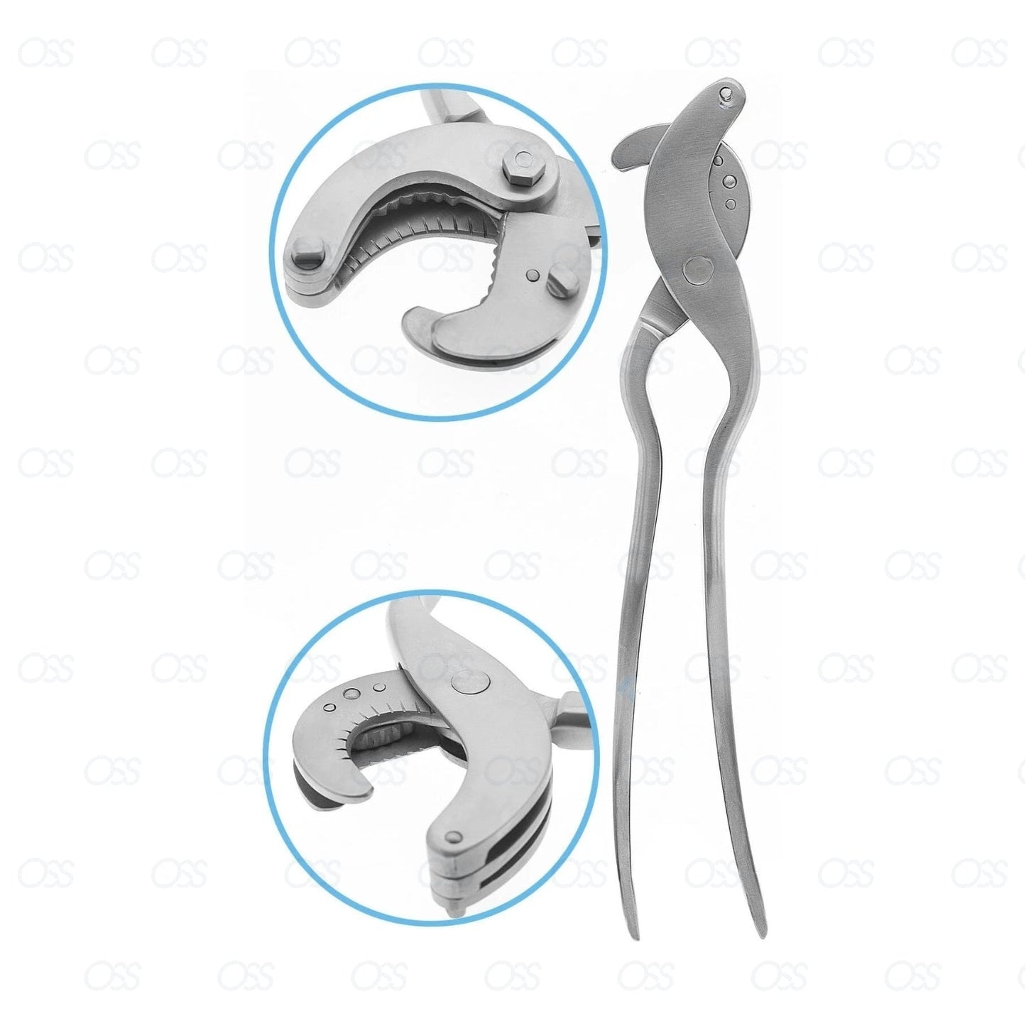 Serra Emasculator Modified 37 cm Veterinary Instruments Tool Stainless Steel