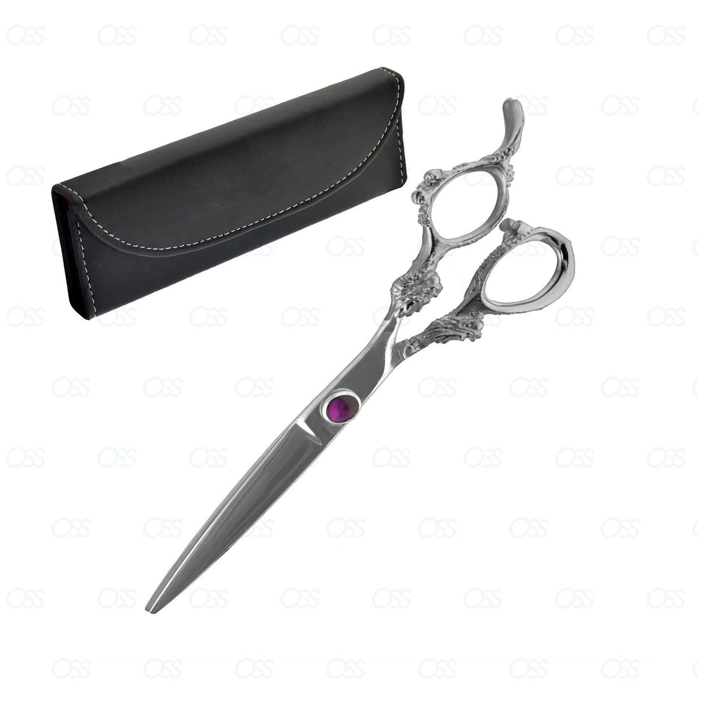 Shamsir Dragon Handle Hairdressing Scissors Japan 440C Stainless Steel Hair Scissors Hairdresser Cutting Scissors 7 Inch SM-PS