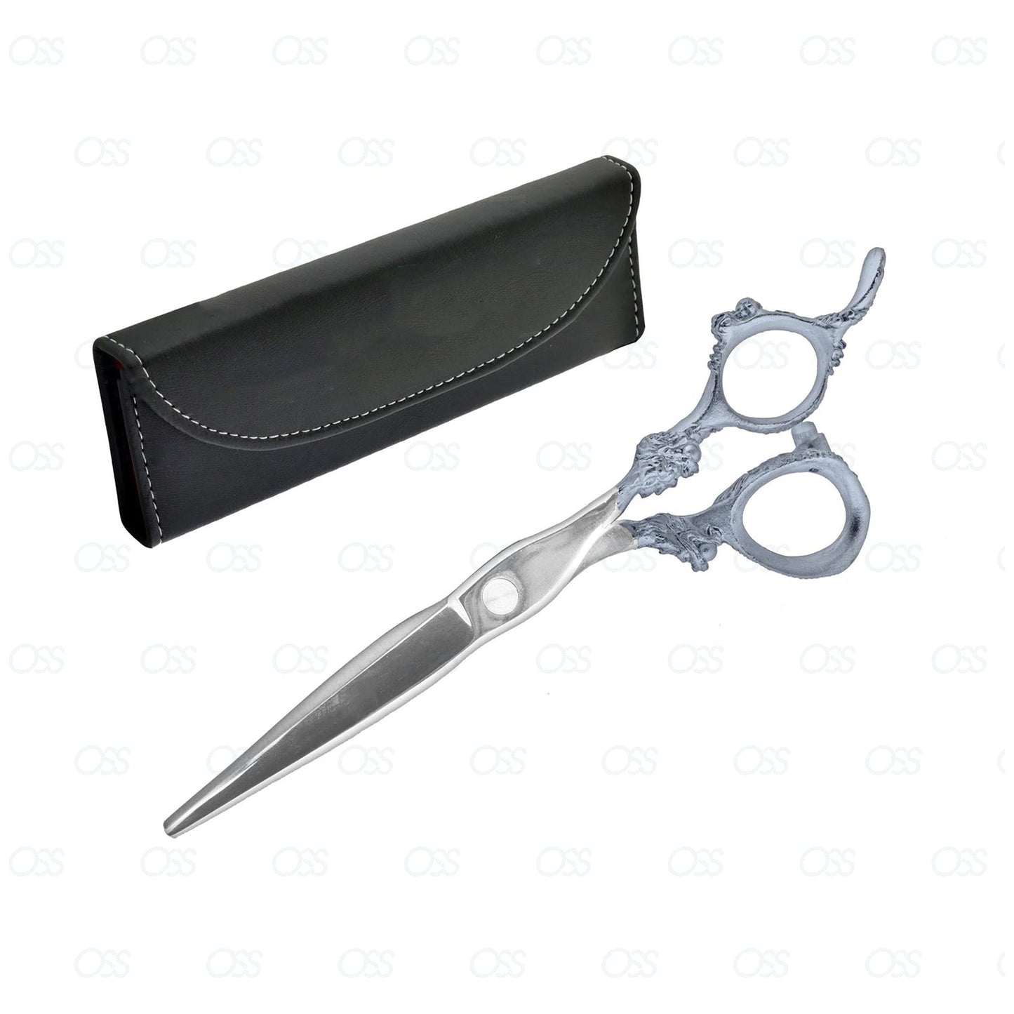 Shamsir Dragon Handle Hairdressing Scissors Japan 440C Stainless Steel Hair Scissors Hairdresser Cutting Scissors 7 Inch No-5