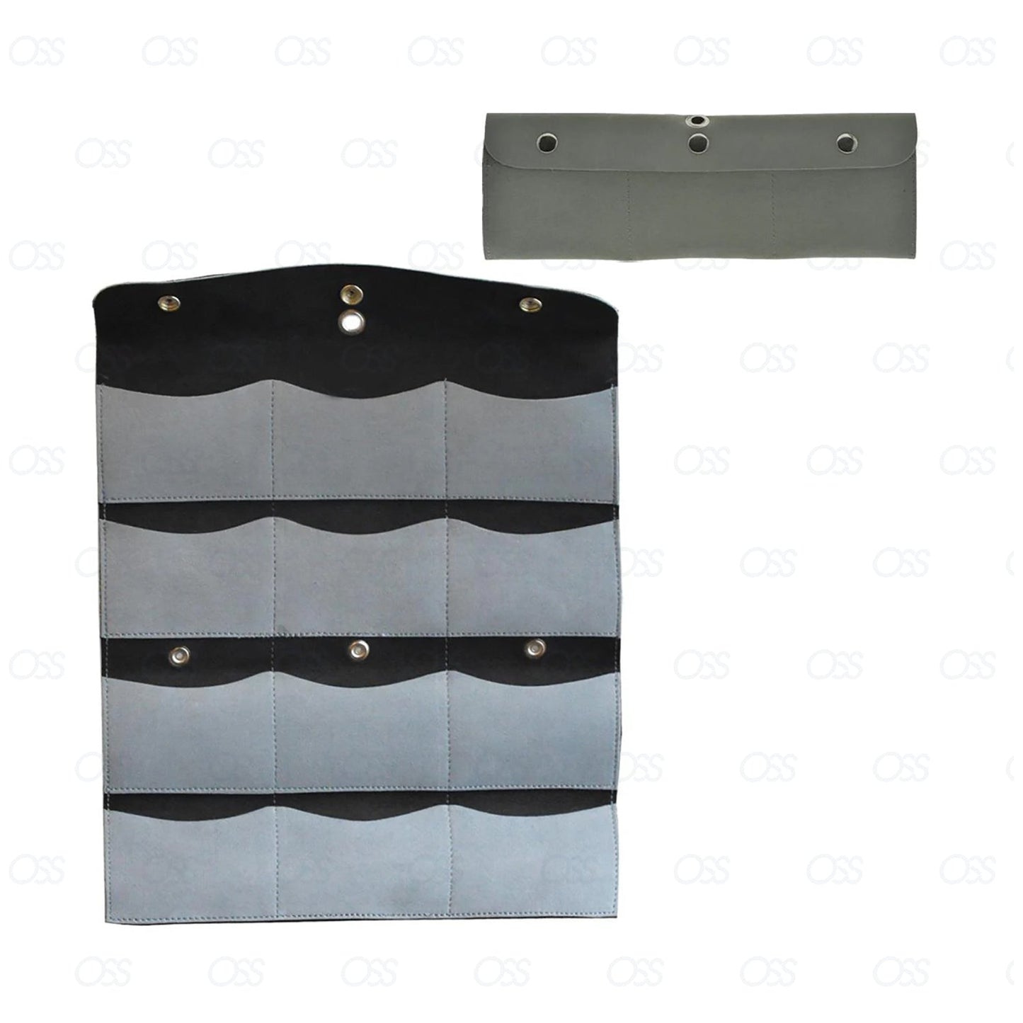 Sheep Shearing Handpiece Leather Comb Pouch 12 Pocket