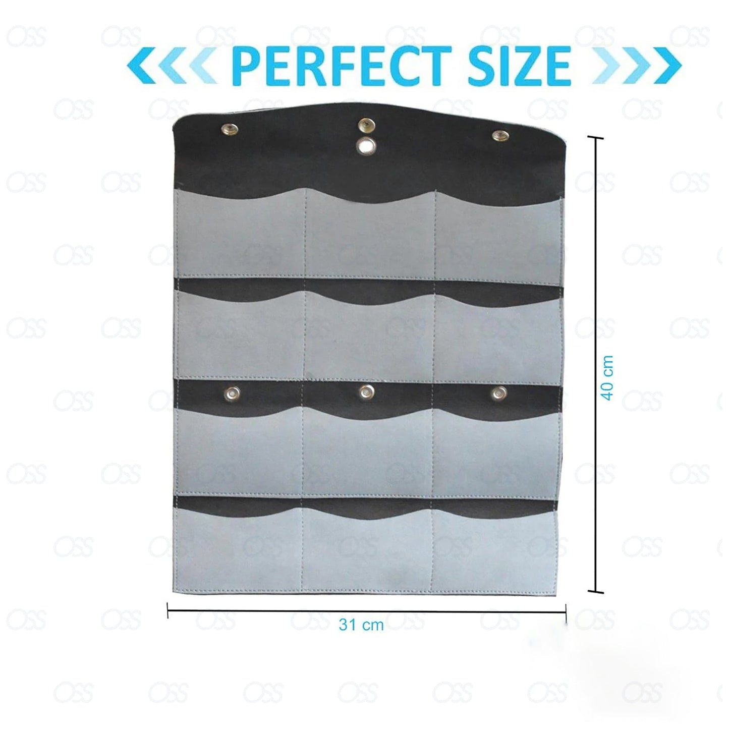 Sheep Shearing Handpiece Leather Comb Pouch 12 Pocket