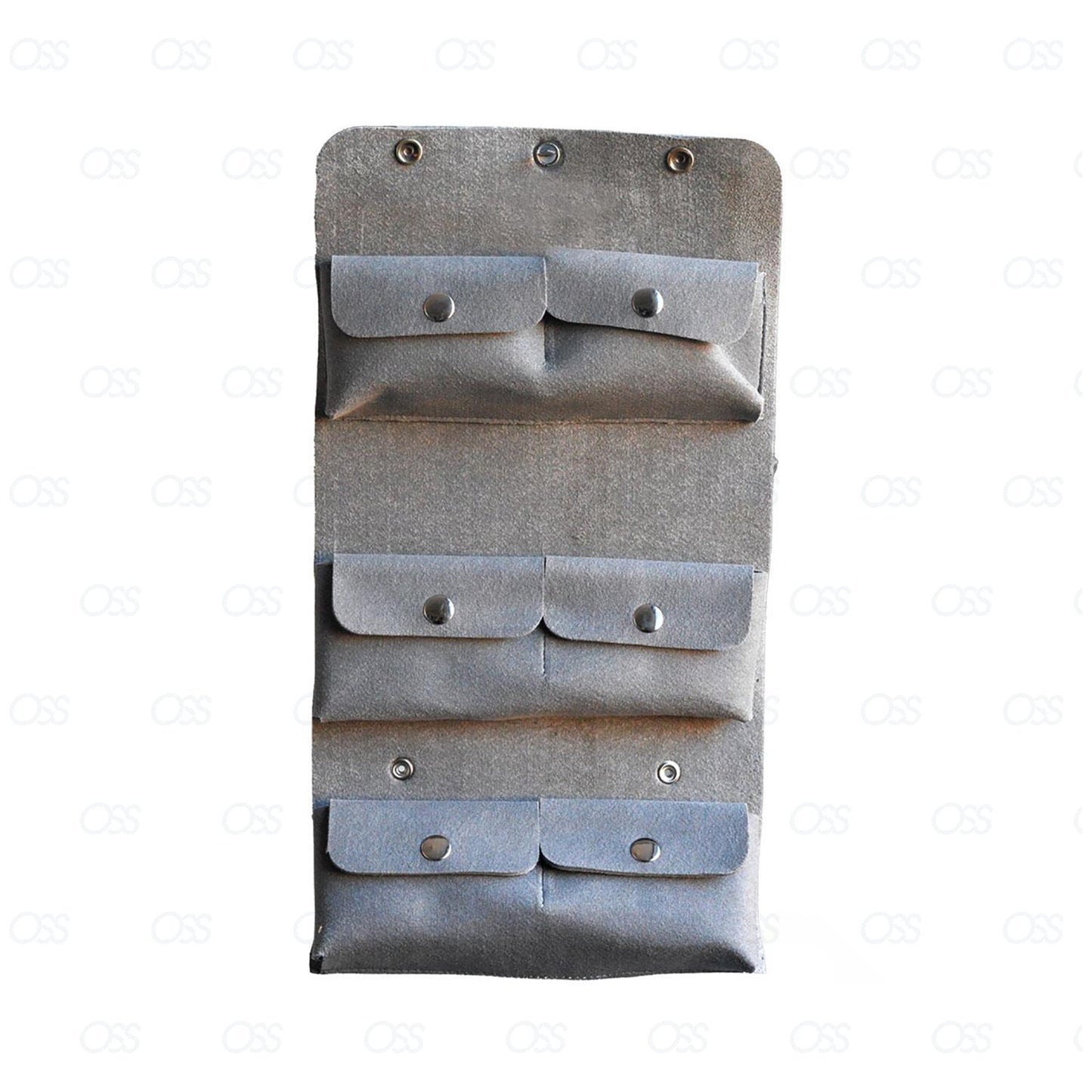 Sheep Shearing Handpiece Leather Comb Pouch 6 Pocket