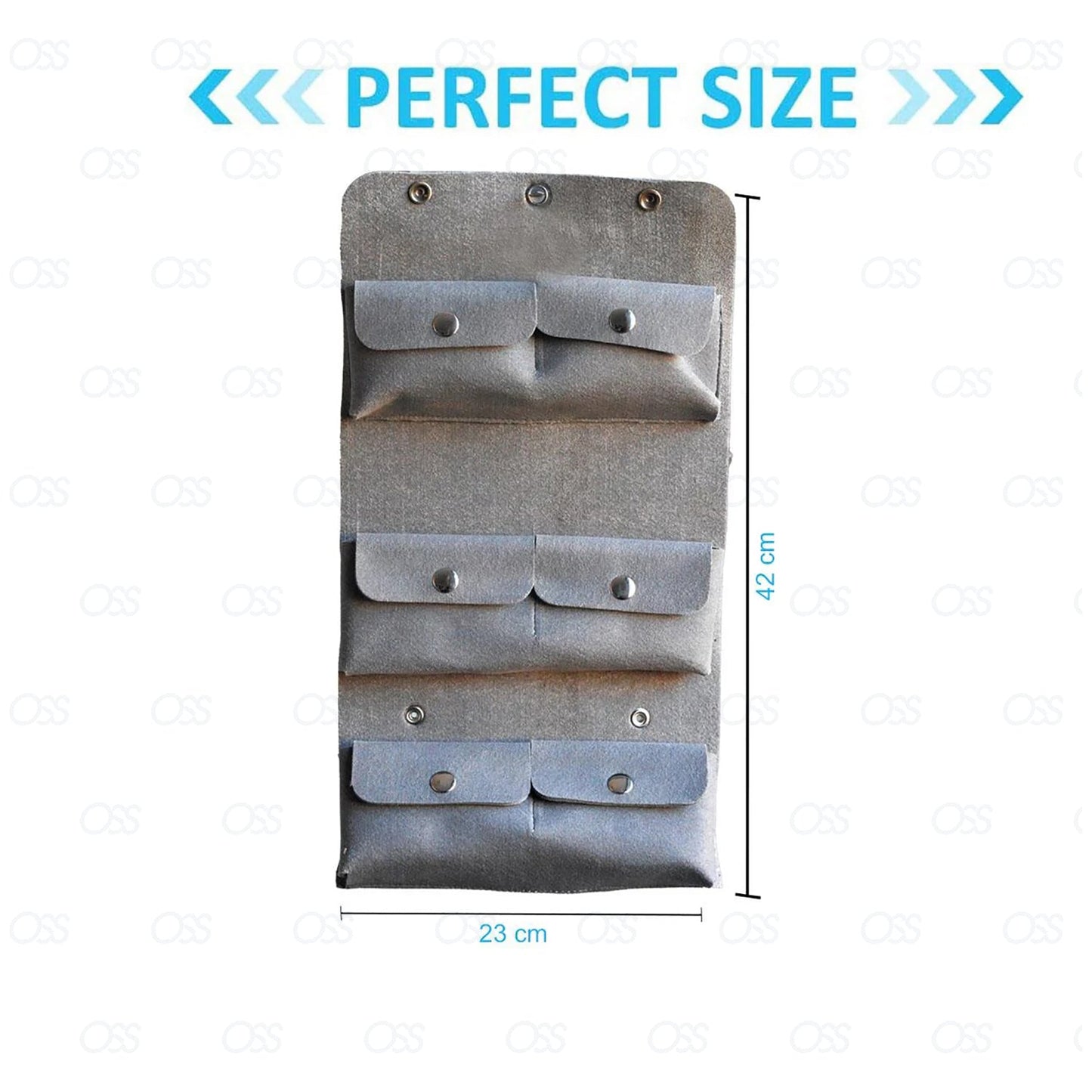 Sheep Shearing Handpiece Leather Comb Pouch 6 Pocket