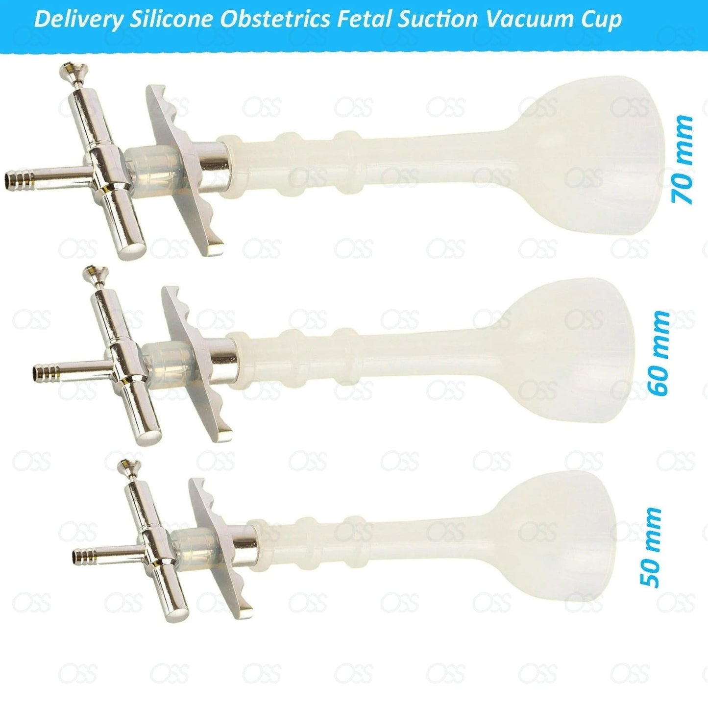Silicone Vacuum Cup Ventouse Cup For Gynecology Vaccum Delivery