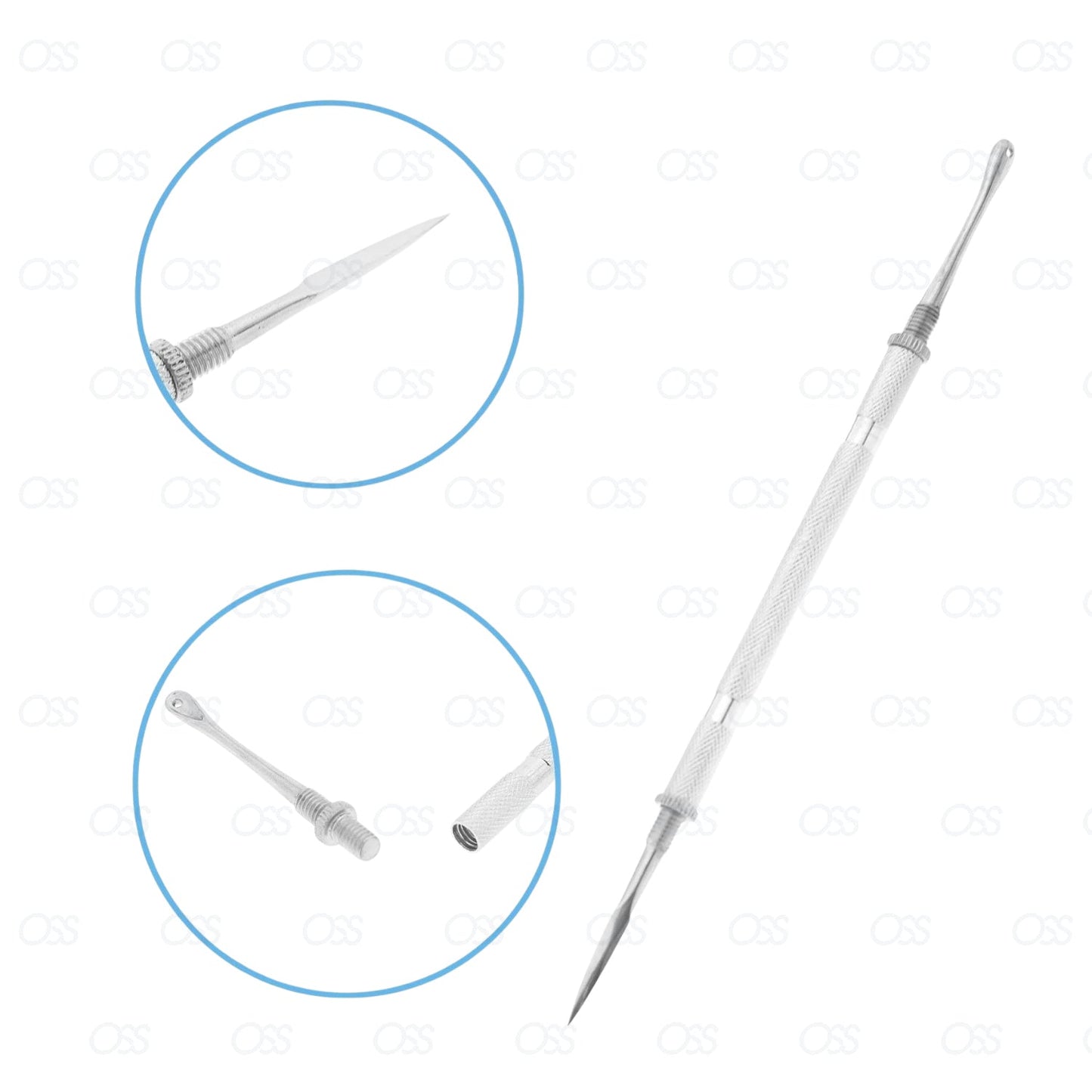 Skincare Tools Blackhead Whitehead Acne Pimples Comedone Remover Extractor 3-SET