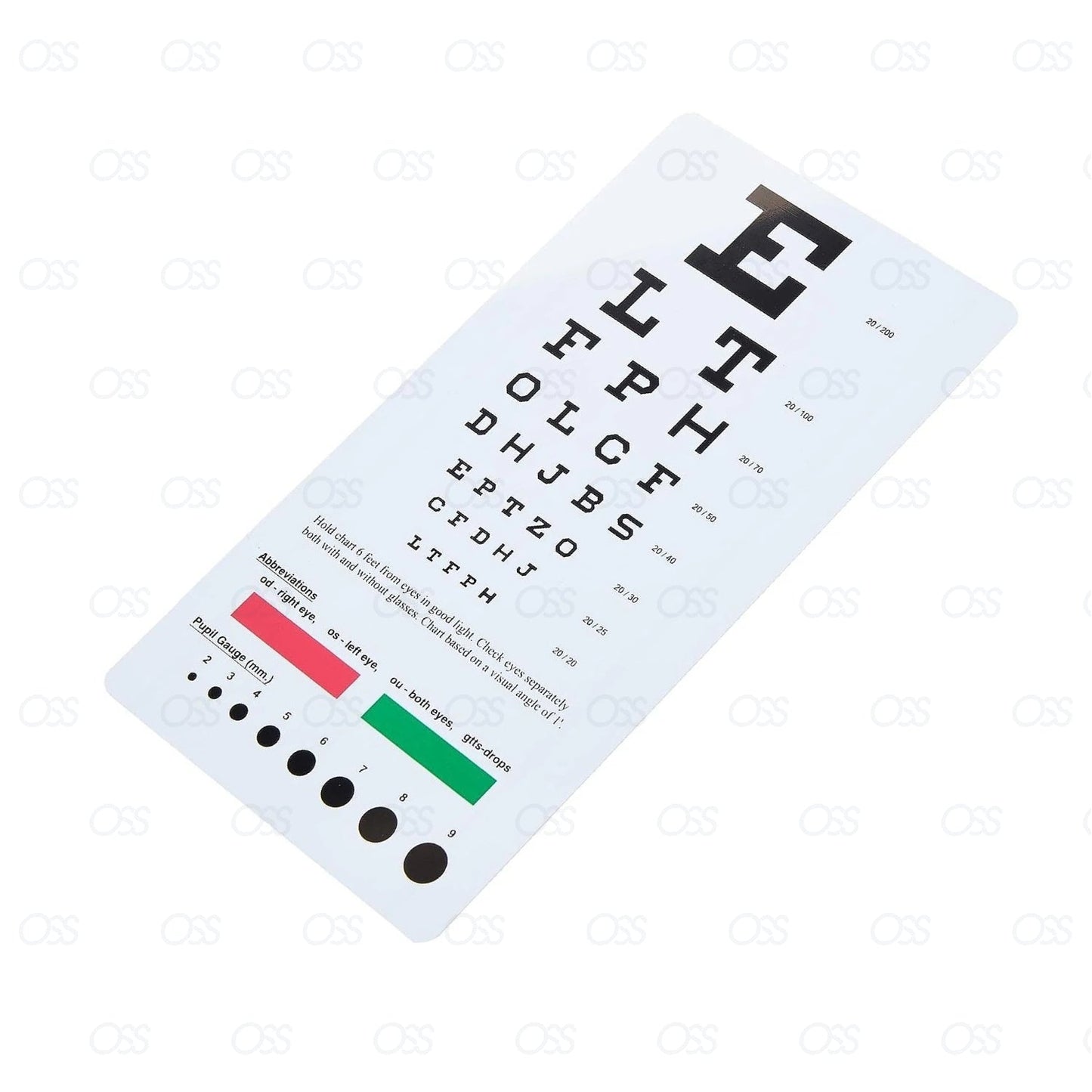 Snellen Eye Wall Chart Wall Art Painting Print On Silk Canvas Poster Home Dec Sb