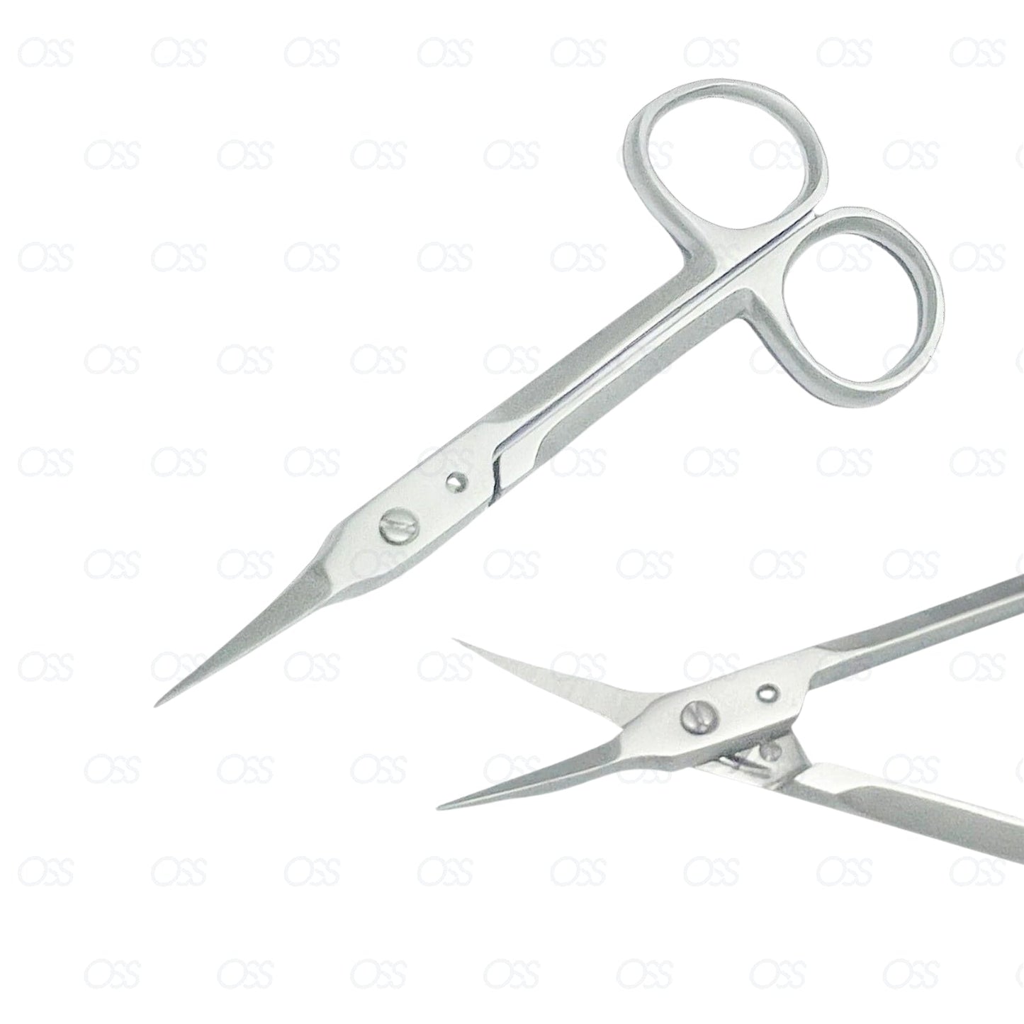 Spring Finger Toe Nail Scissors Curved Nail Art Arrow Manicure Cuticle NAIL