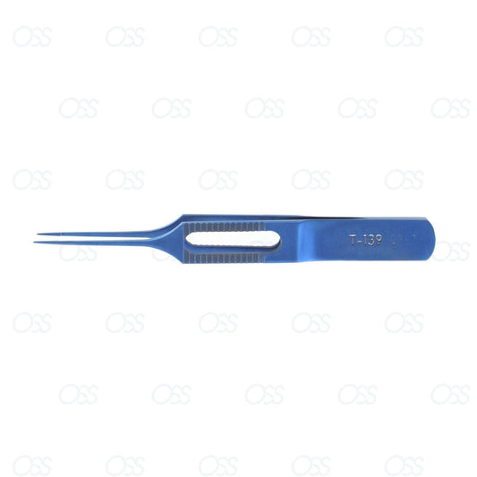 T-139 Toothed Corneal Tissue Forceps, Titanium
