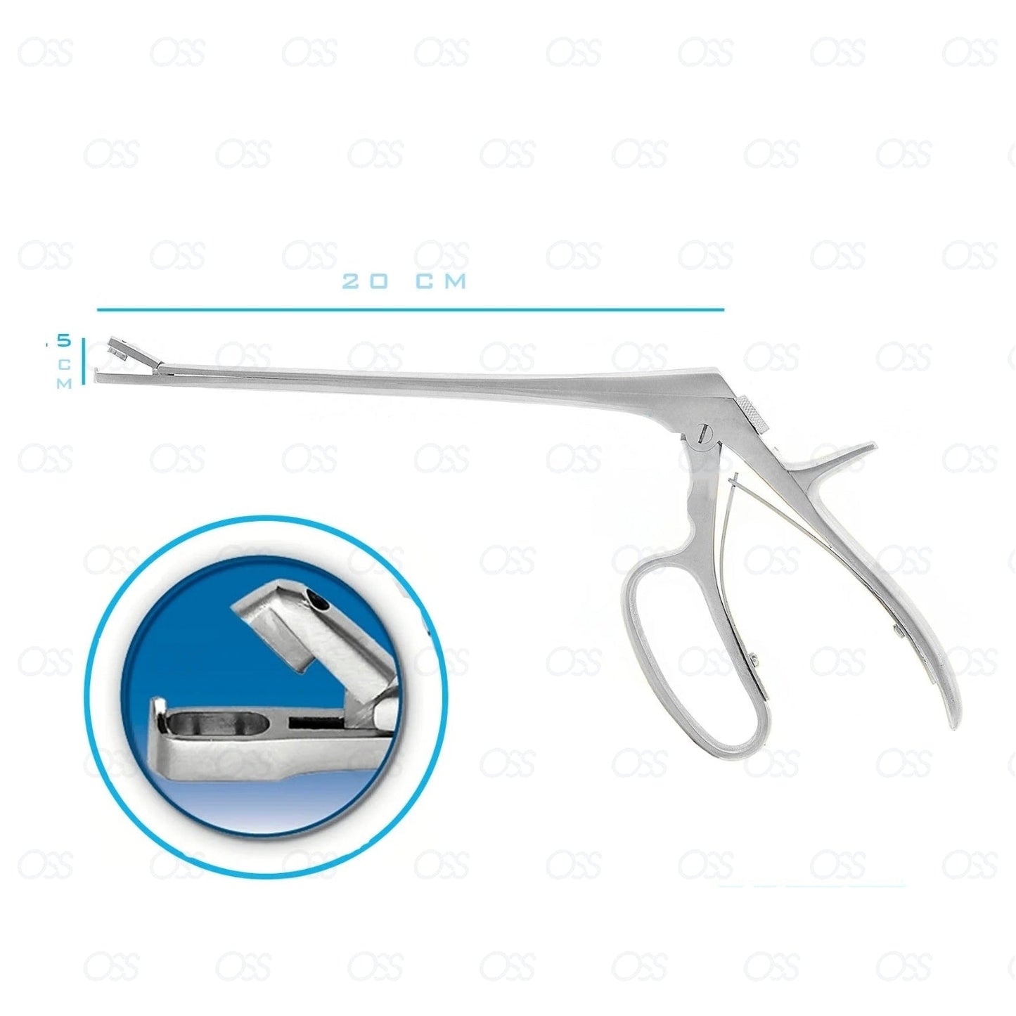 Tischler Biopsy Forceps Shaft 20 cm 5mm Bite Gynecology Surgical Instruments