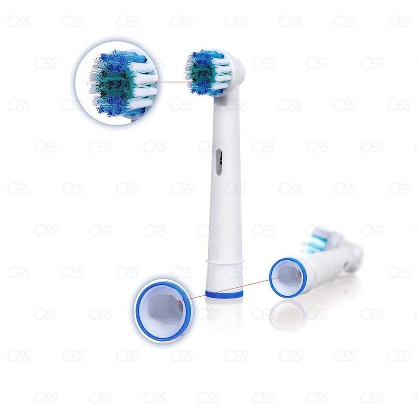 Toothbrush Heads Replacement Brush for Electric Oral-B Braun Compatible 4 PACK Gigi