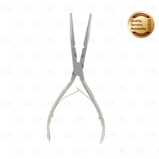 Triangle Fish Bone Pliers Silver