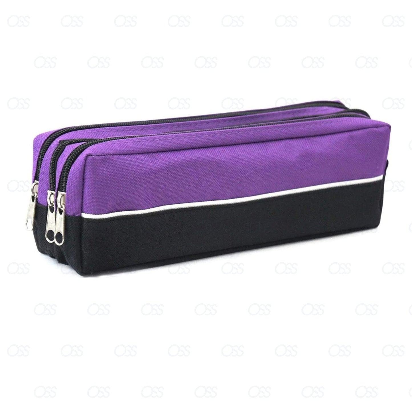 Triple Pocket Pencil Case