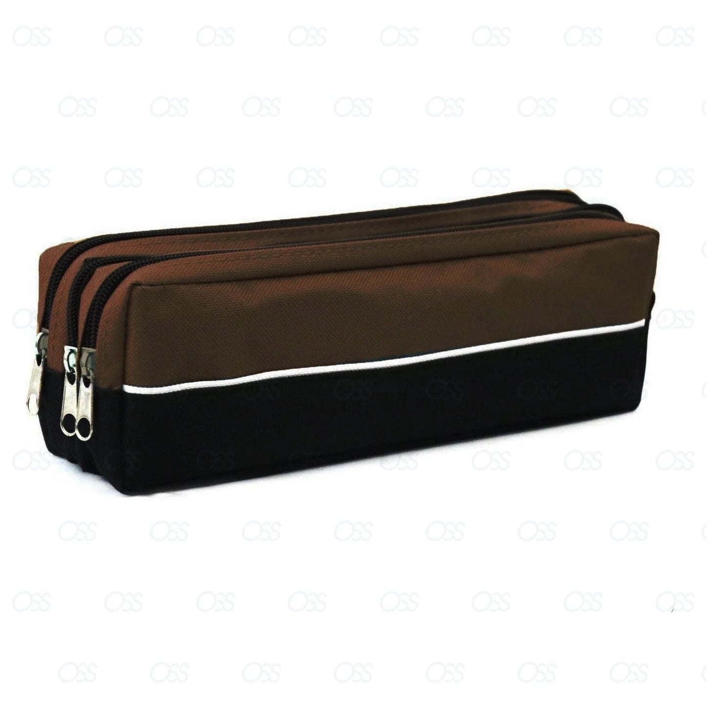 Triple Pocket Pencil Case