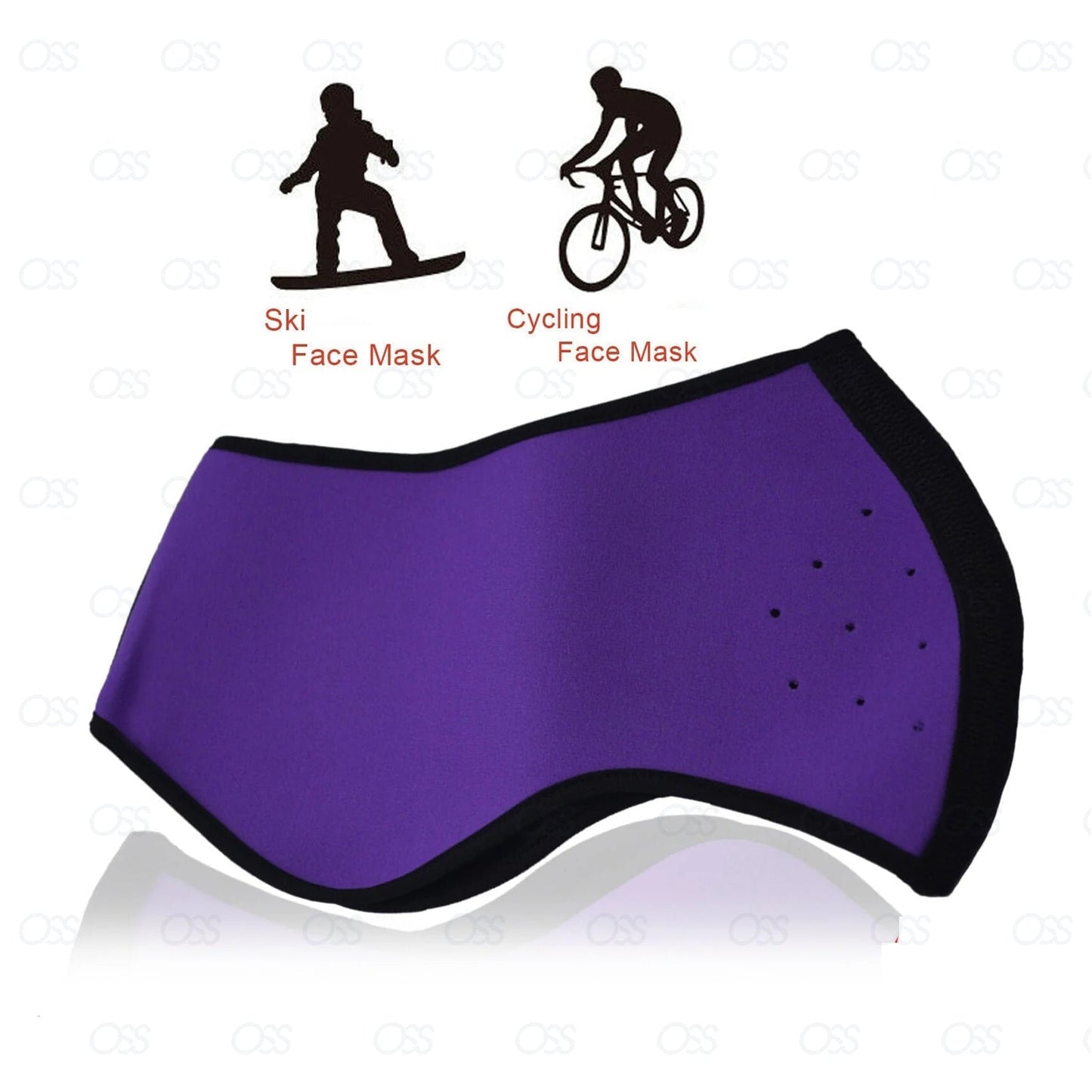 Unisex Fleece Winter Warm Shield Ski Cycle Snowboard Outdoor Half Face Mask