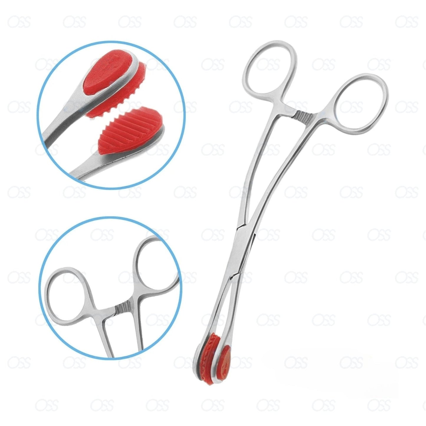 Young Tongue Forceps Surgical Dental Veterinary Body Piercing Instruments CeMark