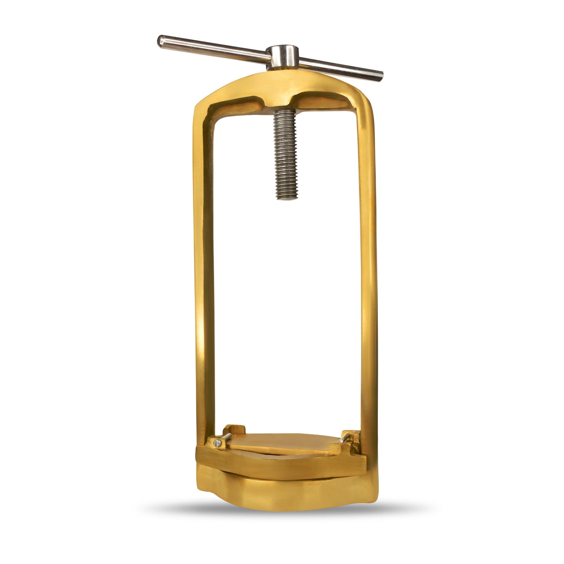 Gold metal clamp brass dental laboratory clamp press denture hold 3 flask compressor used for denture molding and dental lab processing