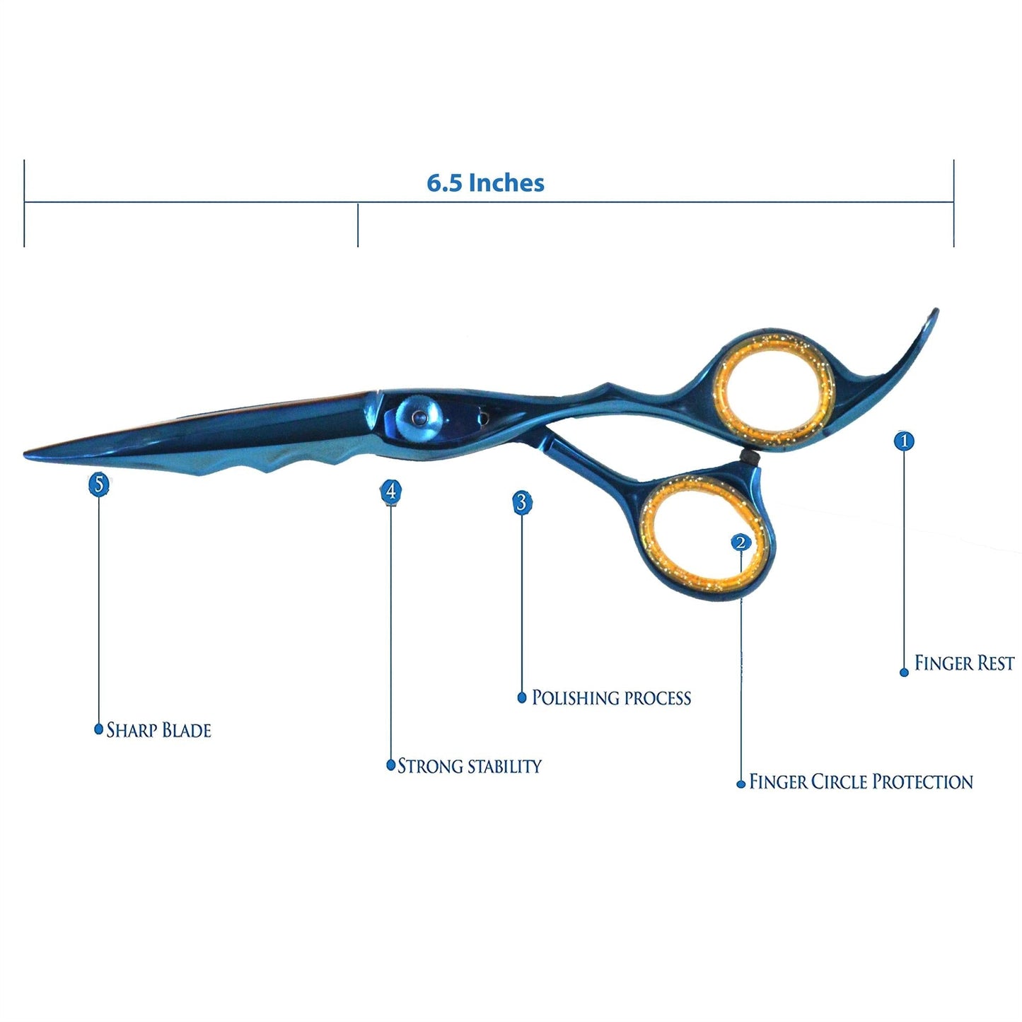 Professional Hairdressing Scissors Barber Salon Hair Cutting Shears Razor Sharp