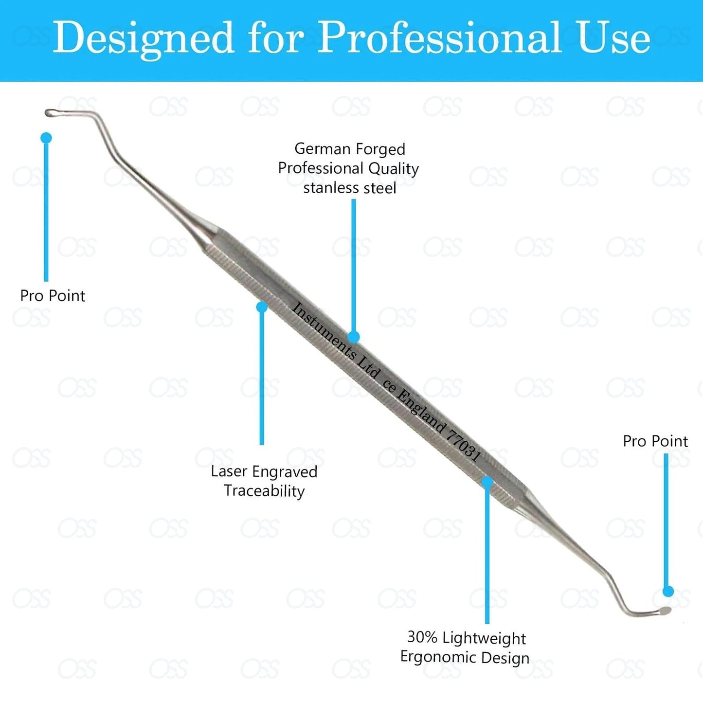 Ingrown Toe Nail File & Lifter Kit INGROWN SIDE EDGES Chiropody Podiatry Tools