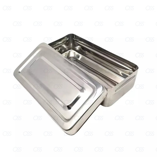 Medical Box Stainless Steel Disinfection Tank Sterilization Container Alcohol Box Surgical Tray Kit for Veterinary Medical