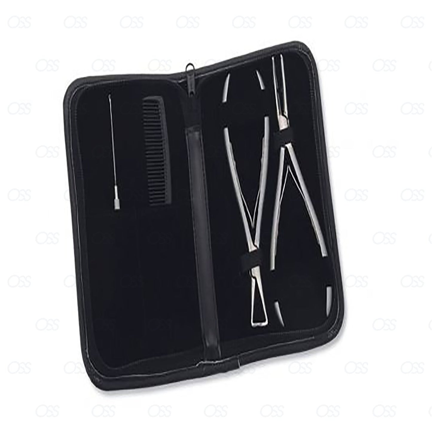 HUMAN HAIR EXTENSIONS TOOL KIT PLIERS MICRO RINGS PIN LOOP NEEDLE TUBE WIRE