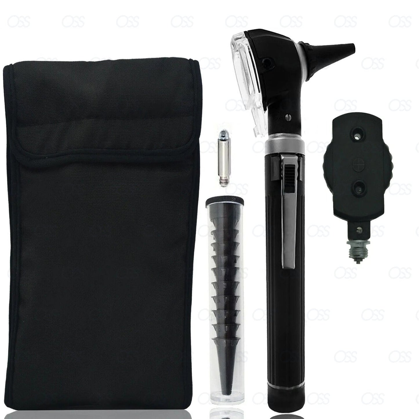 LED F.O. Otoscope and Ophthalmoscope Set Essential Diagnostic Tools for Healthcare Providers