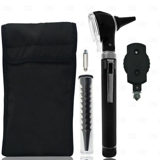 LED F.O. Otoscope and Ophthalmoscope Set Essential Diagnostic Tools for Healthcare Providers
