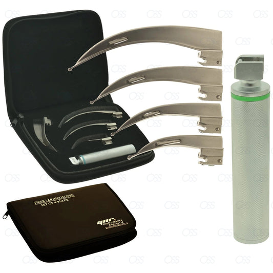 Macintosh Laryngoscope with Fibre Optic Illumination Technology Surgical Instruments