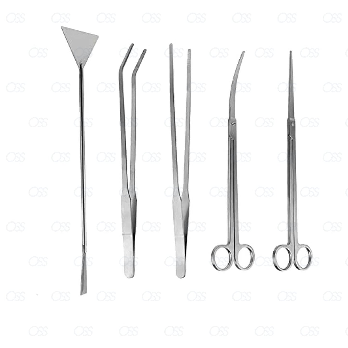 Pro Deluxe Aquarium Fish Tank Tools Scissors Tweezers Aquatic Stainless