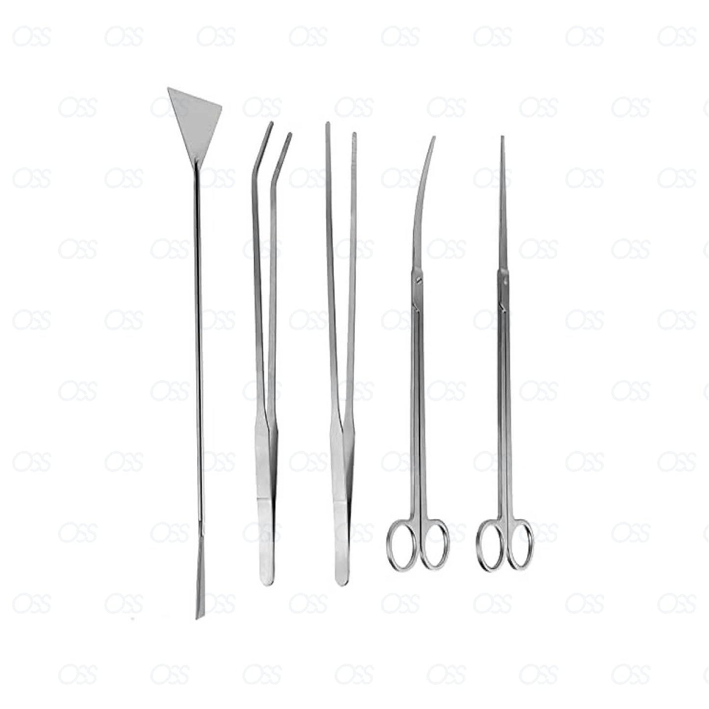 Pro Deluxe Aquarium Fish Tank Tools Scissors Tweezers Aquatic Stainless
