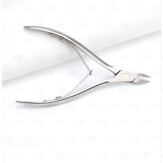 Professional Cuticle Trimmer Nail Cuticle Cutter Stainless Steel Cuticle Nippers with Sharp Blades of Cuticle Clippers Manicure Tools with Double Spring for Nail Care Pedicure Nail Tools