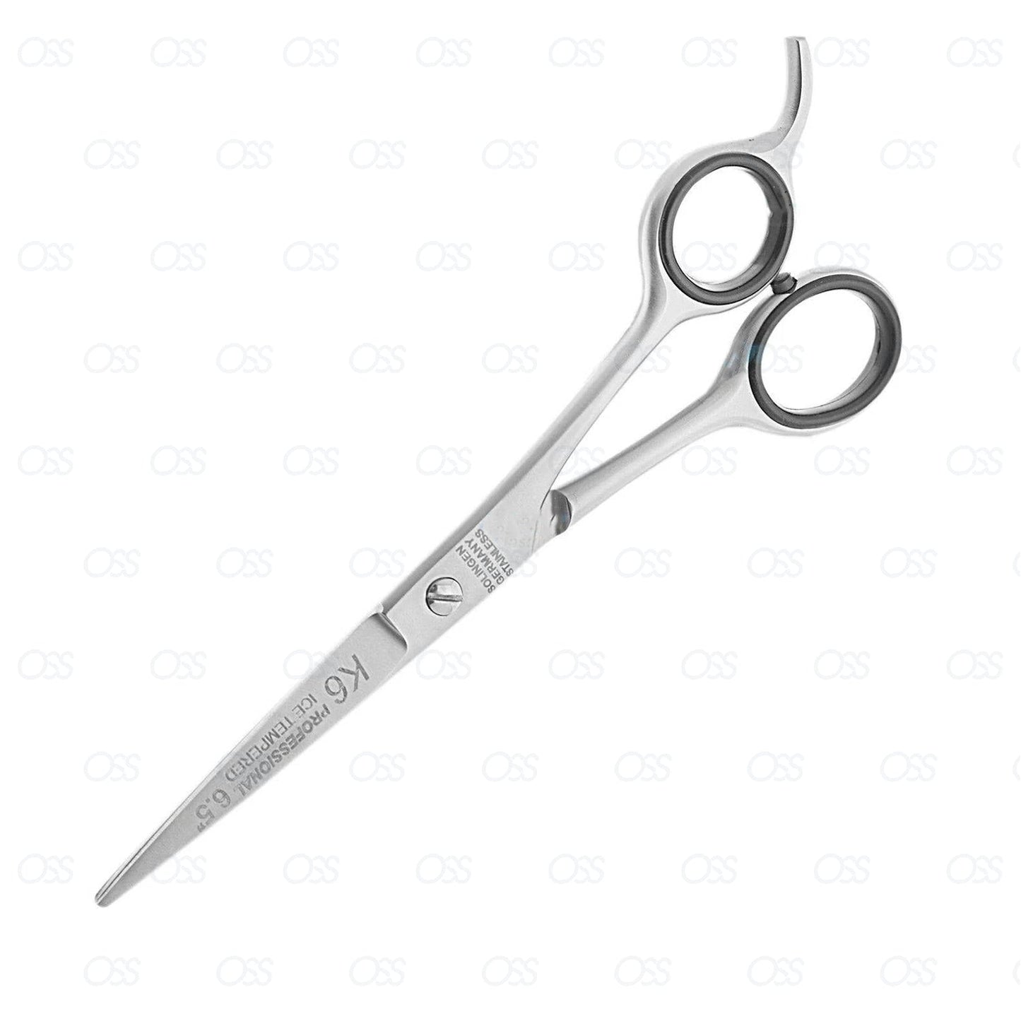 K6 Solingen German Barber Hair Scissors Ice Tempered Stainless Steel 6.5"