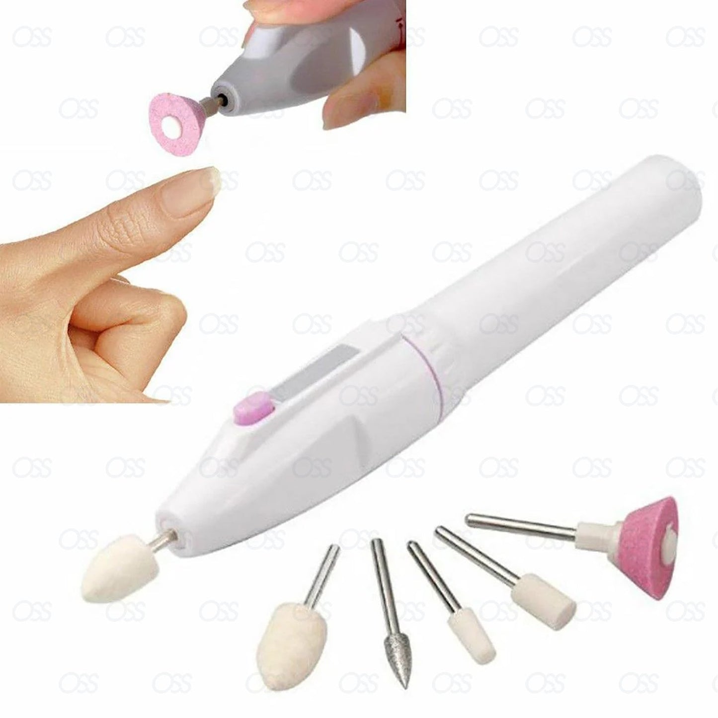 Professional Electric Nail File Drill Portable Manicure Pedicure Machine Set