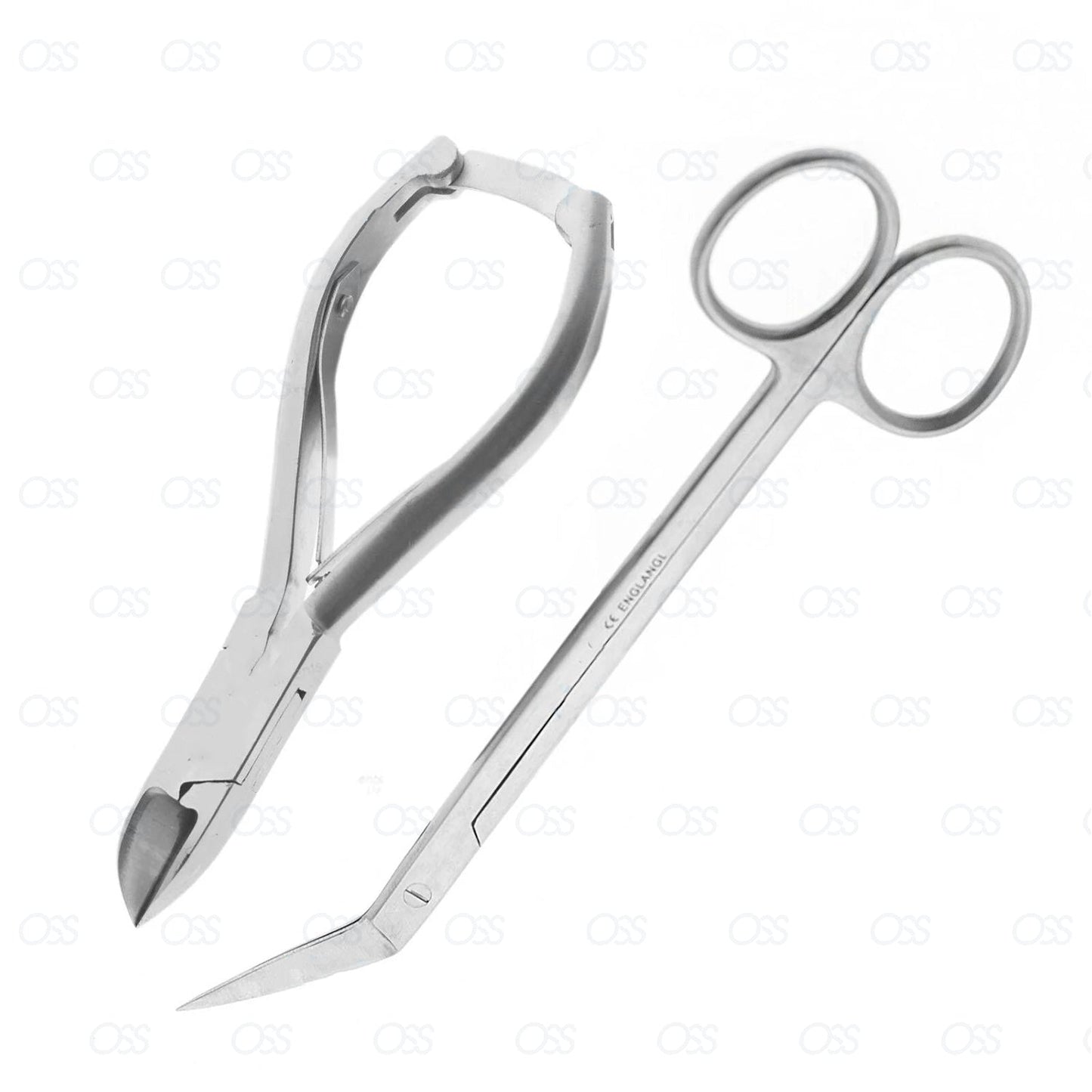 Kelly Toe Nail Scissors + Toe Nail Cutter Fungus Pedicure Chiropody CE
