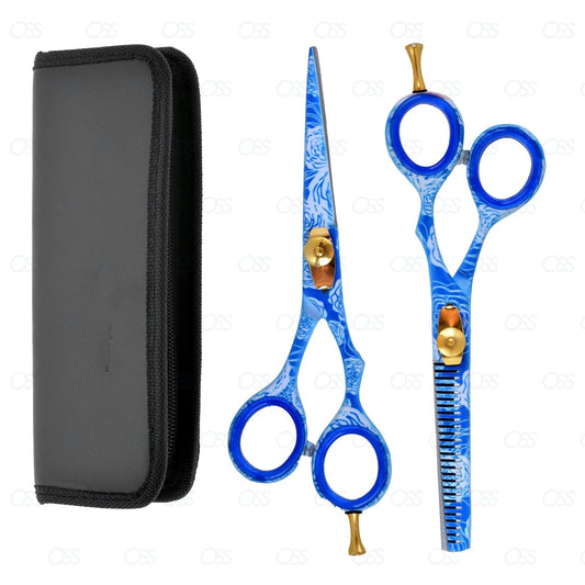 Hairdressing Scissors Barber Salon Hair Cutting & Thinning Shears Razor Sharp Set
