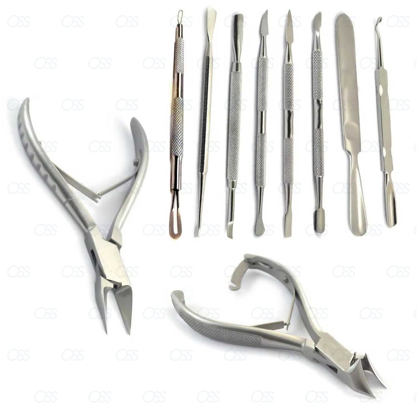 Professional 5.5" Hairdressing Red Scissors SET Barber Razor Shears Hair Shaper