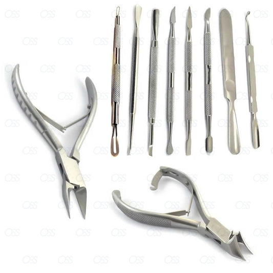 Professional 5.5" Hairdressing Red Scissors SET Barber Razor Shears Hair Shaper