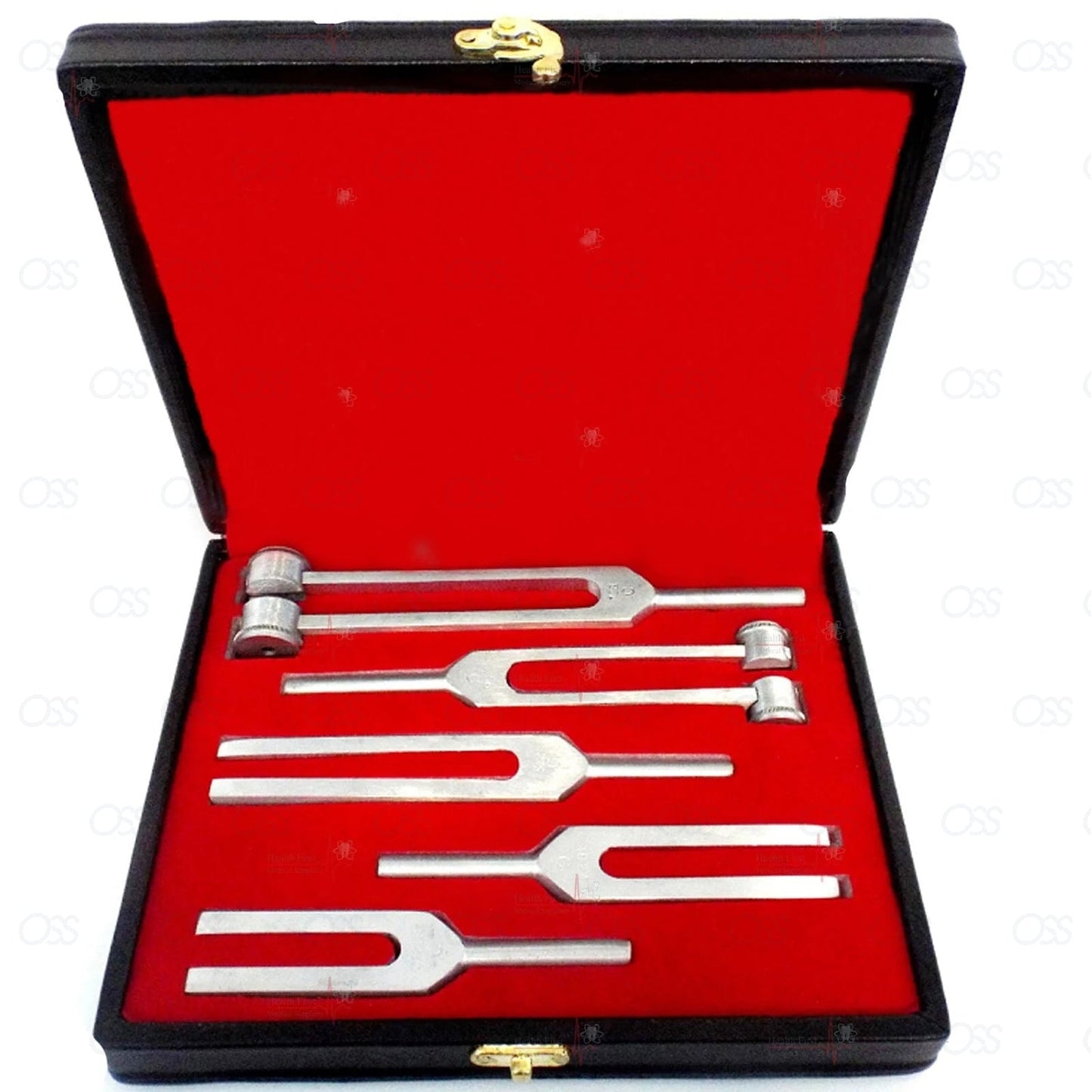 MEDICAL TUNING FORK CHAKRA 5PCS SET ALUMINIUM